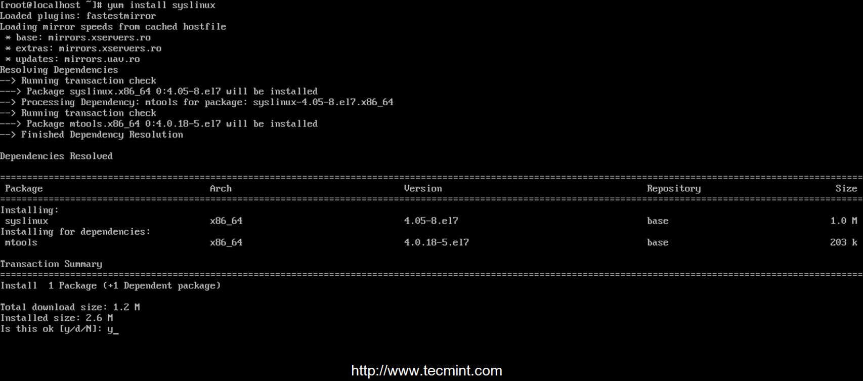 Install Syslinux Bootloaders