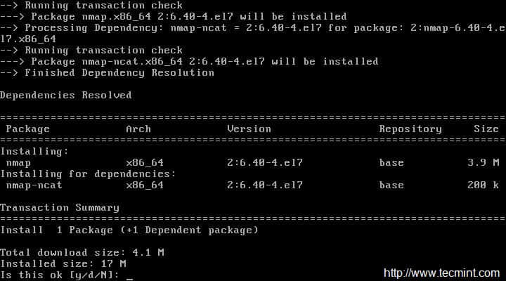 安装 Nmap 监视工具