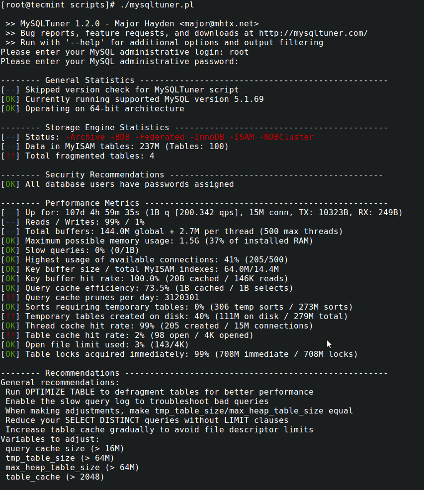 MySQL 性能優化