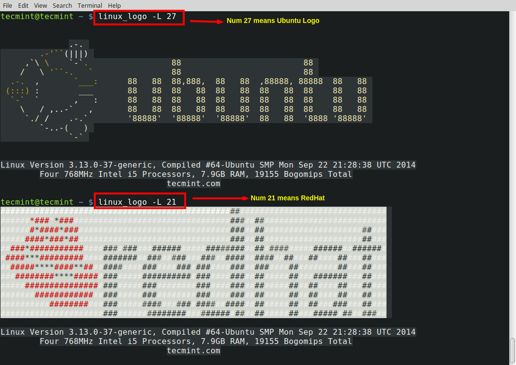 各種 Linux 徽標