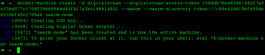 Docker Machine Swarm Nodes
