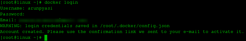 Docker Login