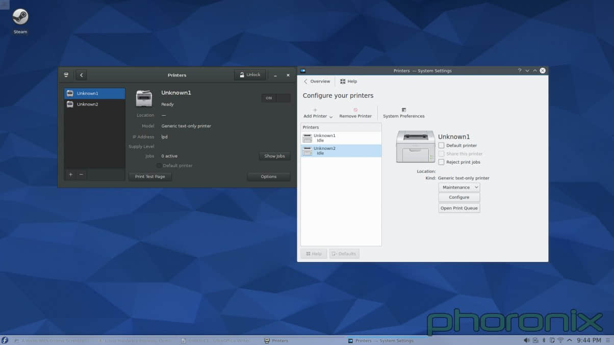 Gnome 和 KDE 添加第二個印表機