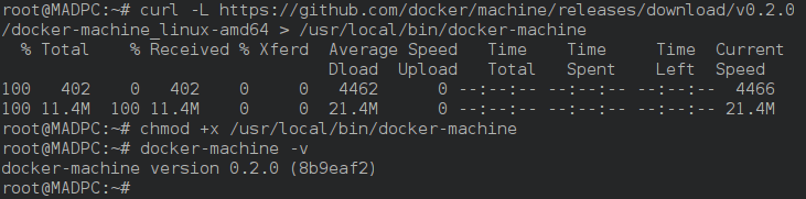 安裝 Docker Machine