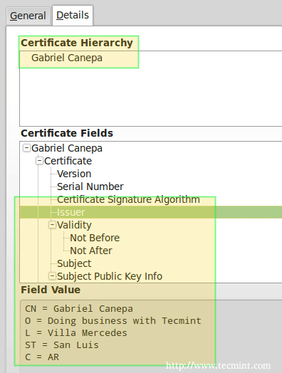 確認 Apache SSL 證書詳情