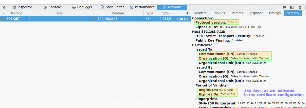 檢查 Apache HTTPS 連接