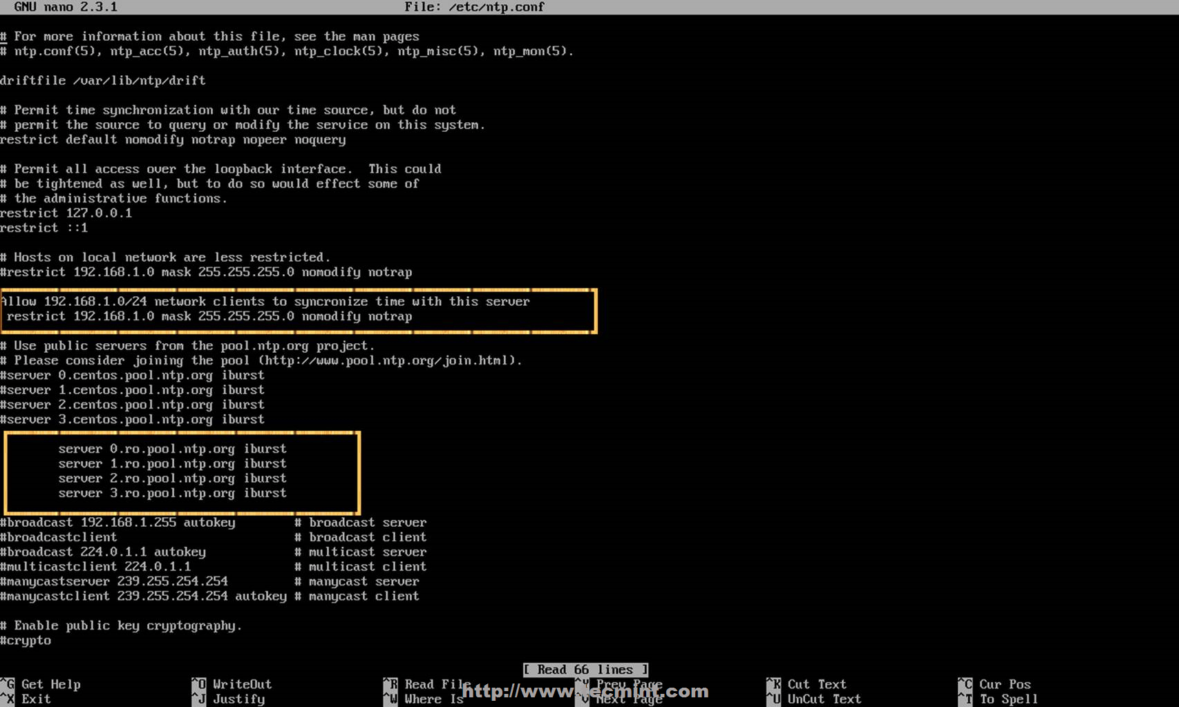 CentOS 中 NTP 伺服器的配置