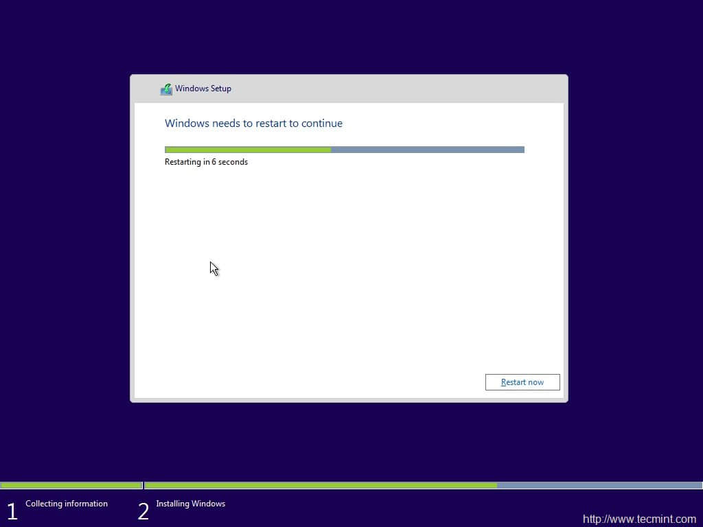 Windows Installation Process