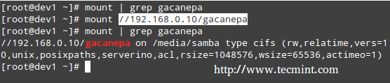 Mount Password Protect Samba Share