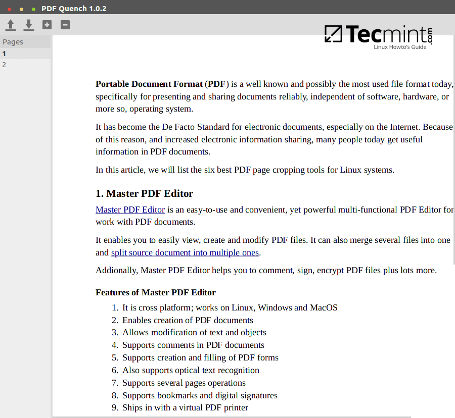 PDF Quench 編輯器