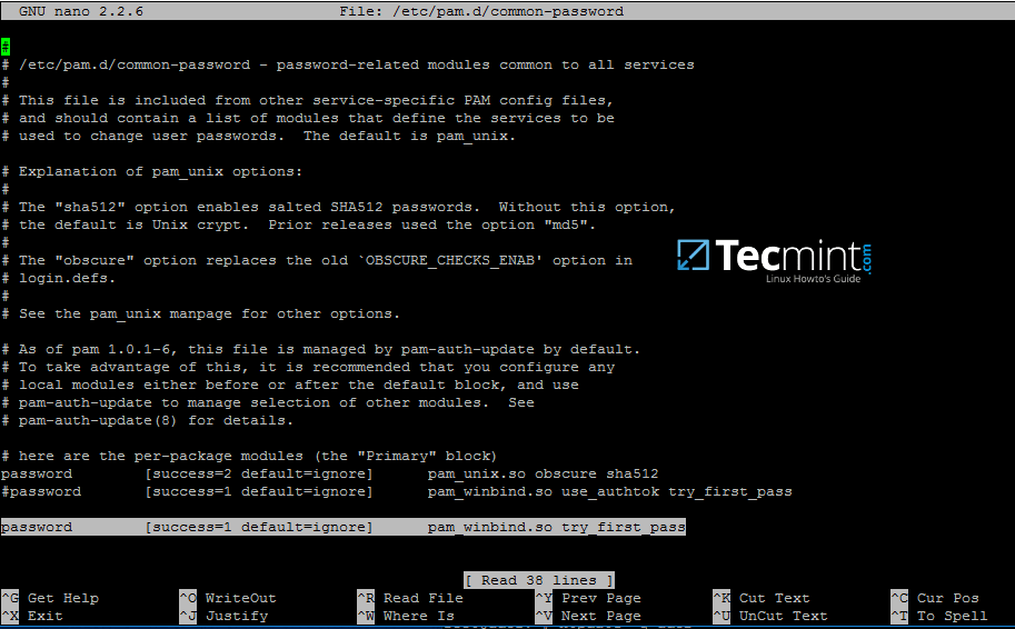 Users Allowed to Change Password