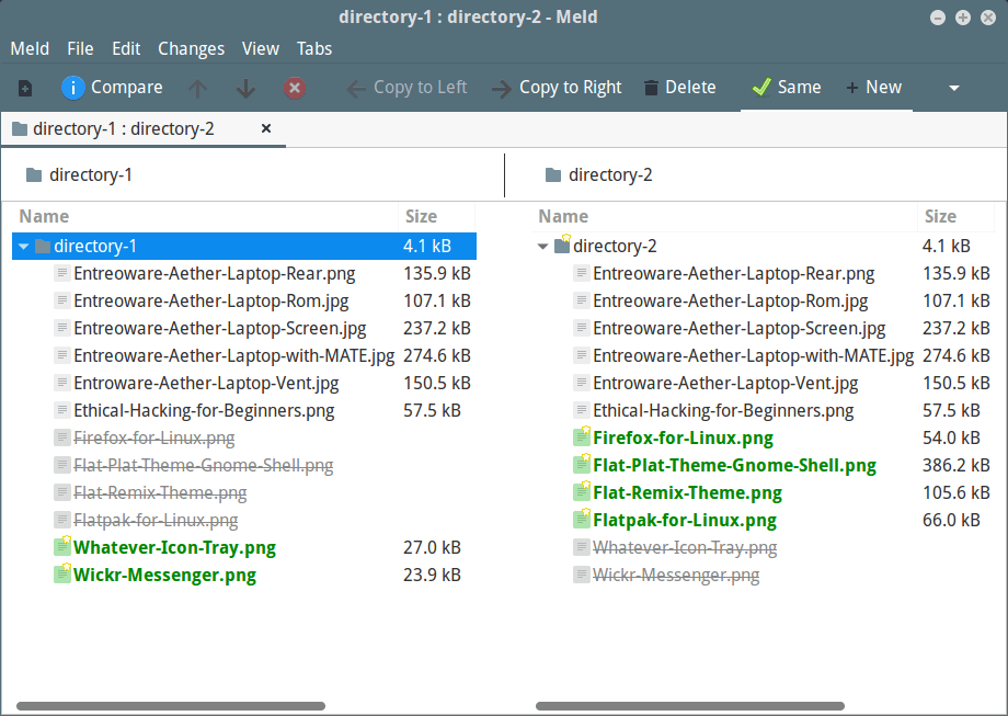 Listing Difference Between +