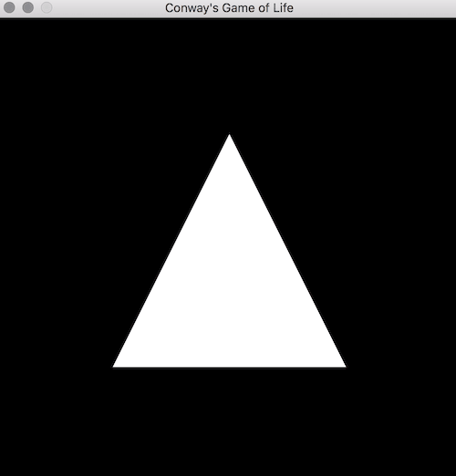 Conway&apos;s Game of Life - Hello, Triangle!
