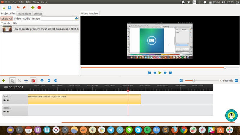 Openshot - ubuntu 上的免費視頻編輯器