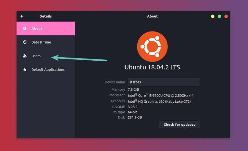 Ubuntu 下用戶設置