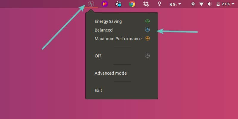 Slimbook Battery 電源模式