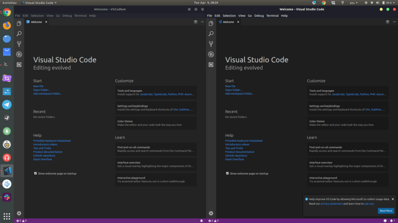 VSCodium：100% 开源的 VS Code - LinuxStory