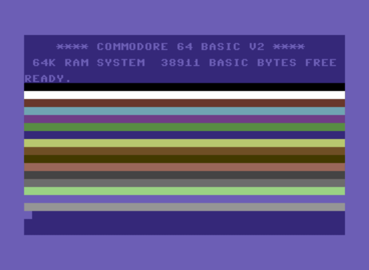 Commodore 64 顏色帶