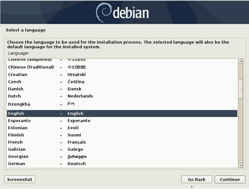 設置語言-Debian10