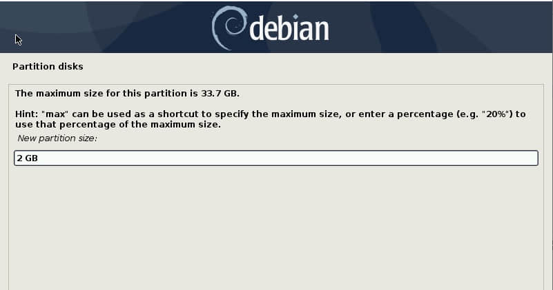 確定交換空間大小-debian10