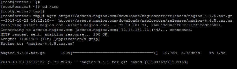 Download-Nagios-CentOS8