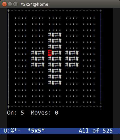 5x5 game grid