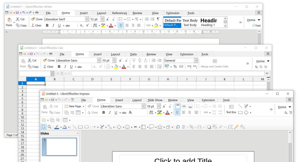 在 Windows 10 中讓 LibreOffice 看起來像微軟 Office