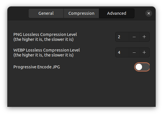 curtain advanced options