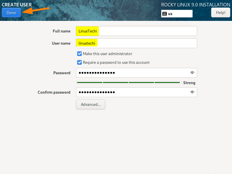 Local-User-Create-During-RockyLinux9-Installation