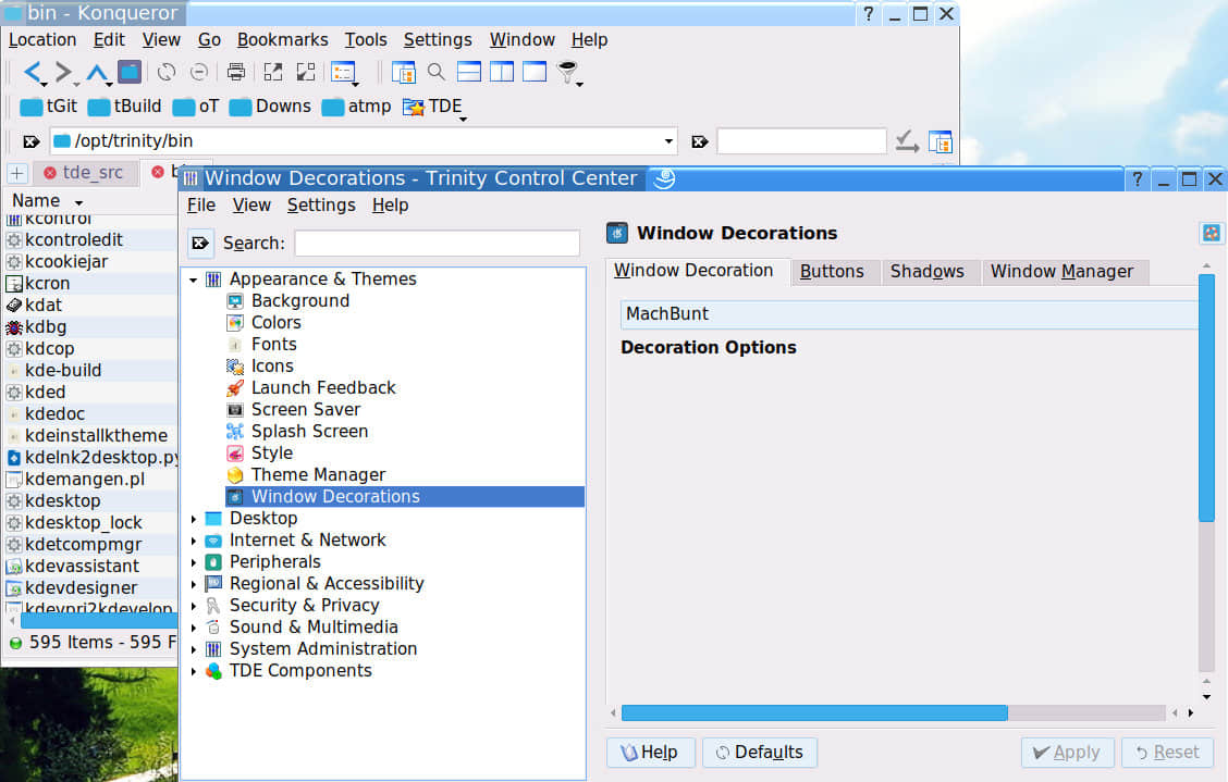 twin-style-machbunt - 来自 SuSE 的 KDE 窗口装饰主题