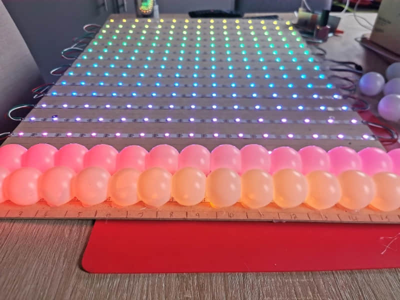 It&apos;s a tight fit, but the 40mm ping pong balls fit in a 30mm space just fine.