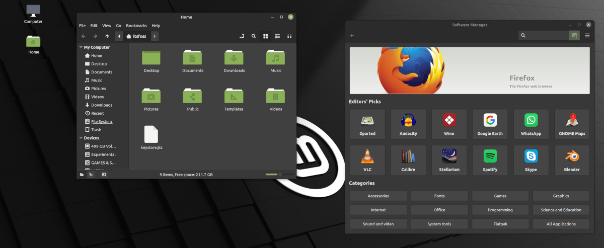 Linux Mint 首選項