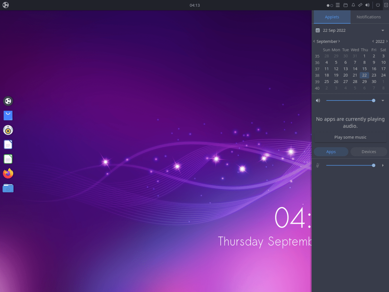 budgie desktop screenshot 2022