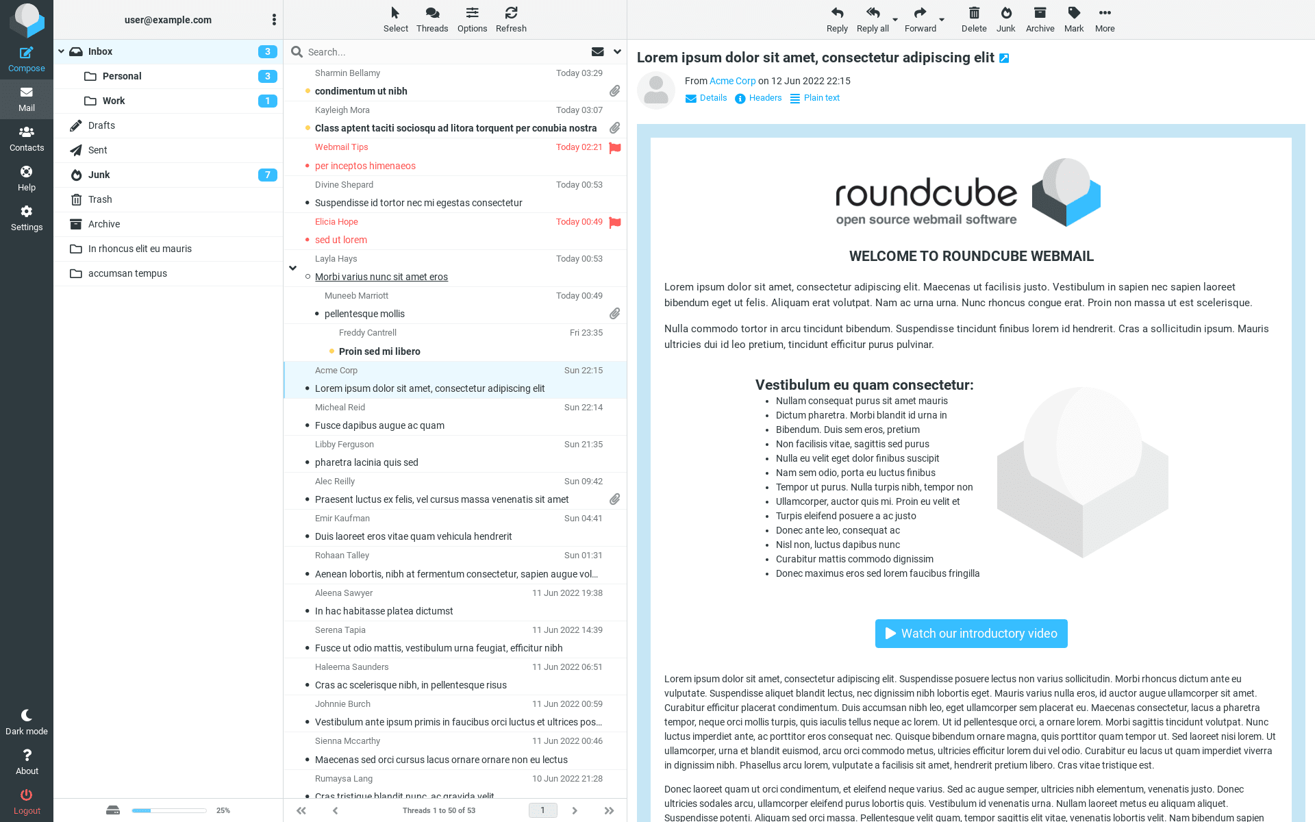 Roundcube 截圖