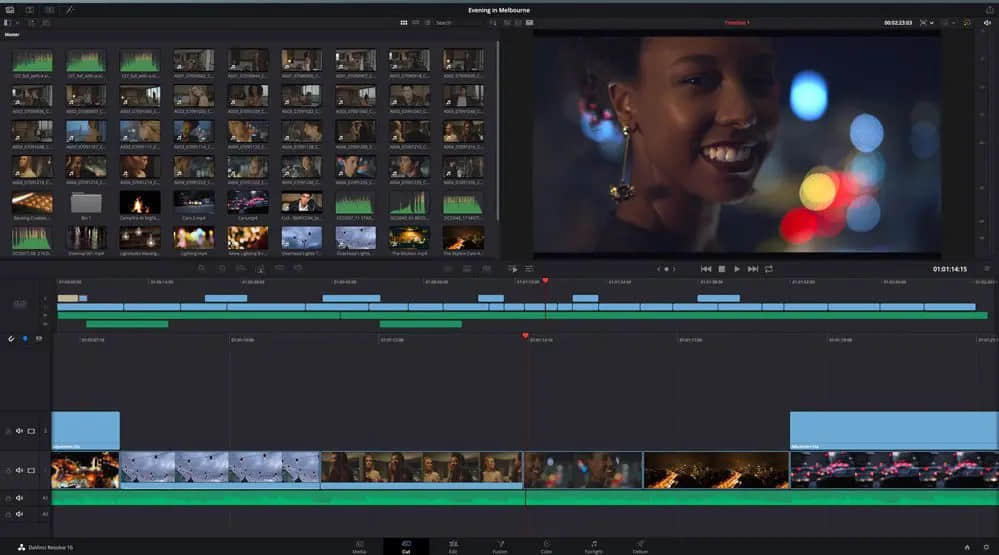 DaVinci Resolve Video Editor