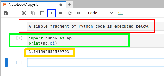 圖 3：在 Jupyter Notebook 中執行 Python 代碼