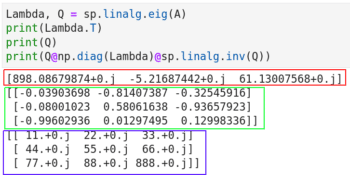 圖6：用 SciPy 進行特徵分解