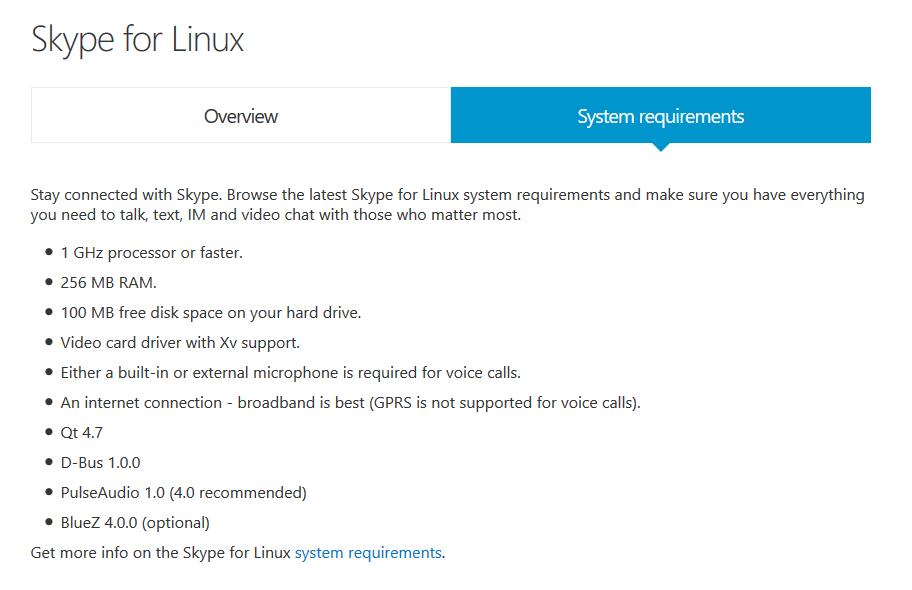 skype_for_linux_requirements